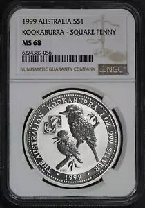 1999 I[XgA $1 Vo[CJZ~ XNGA yj[ vr[ NGC MS-68