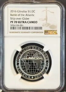 2016 �W�u�����^�� �V���o�[ 1/2 �N���E�� S1/2C �V�b�v �I�[�o�[ �O���[�u NGC PF 70 �E���g�� �J���I