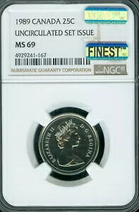 1989 Ji_ 25 Zg NGC MS69 PQ MAC ōO[h MAC X|bgX *