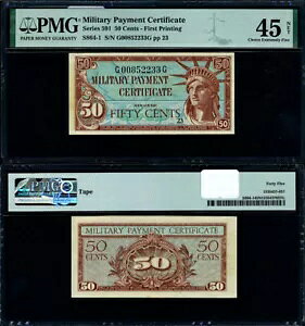 V[Y591 50 c. PMG Choice XF45 NET Rxؖ P#S864-1