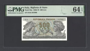 C^A 500  1966-70 P93a "S/N 507000" ʃO[h 64