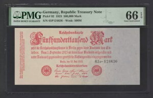 hCca 500000 }N 1923 P92 񗬒ʃO[h 66