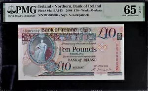 AChk 2008 10 |h P 84 aAUNC PMG 65 EPQ