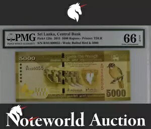 �X�������J������s 5000 2015 P 128c ��V���A���ԍ�000055 UNC PMG 66 EPQ NR