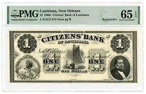 1800 N $1 The Citizens' Bank - CWAiBj[I[Y PMG WF 65 EPQ