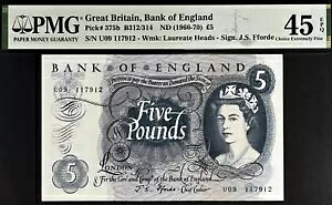 ?5 �m�[�g 375b Fforde B312/314 PMG 45 1966-70 �t�@�C�u �|���h��s �C���O�����h