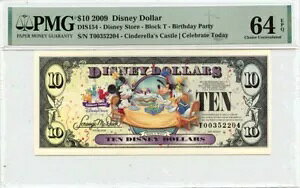 2009 $10 �f�B�Y�j�[ �h�� �V���f������ DIS154 PMG CH64 EPQ
