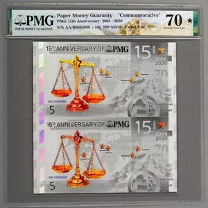 PMG70 m[Jbg yA PMG 15TH ANNIV 2005-2020 SILVER  10g