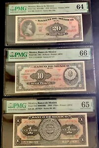 ���L�V�R 1958 1 P�A1961 10 P�A1970 20 P / PMG 66/66/64 - �f���炵���m�[�g�̃g���I!