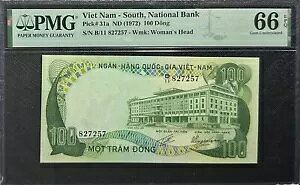 PMG66 GEMAEPQ 1972 xgi 100 h (+  1 B.note) #30775