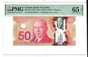 Ji_ 50 h 2012 BC-72a-i PMG Superb GEM UNC 65 EPQ - |}[