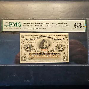 A[` 4 A {rAmX 1869 PMG 63 EPQ