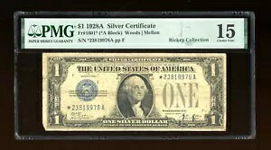 DBR 1928-A $1 Vo[ t@j[obN X^[ Fr. 1601* PMG 15 VA *23819976A