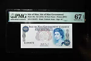 } 50 j[yX 1972 P28 PMG 67 ɏ̕ UNC EPQ QEII nCO[h }NX