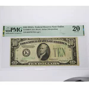 1934 A VF20 �_���X �e�L�T�X - 10 �ăh���A�M������s�� - �t�����X 2006 K #43946F