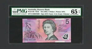 �I�[�X�g�����A���� P50c�AR216�A1993 �N�A5 �h�� �|���}�[ PMG 65 �N�C�[�� �G���U�x�X