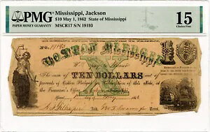 1862 N $10 ~VVbsB~VVbsBWN\ x̎ PMG Choice Fine 15