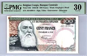 �x���M�[ �R���S 100 �t�����A1956 -60 �s�b�N�ԍ� 33b �����B PMG �O���[�h 30 ���ɍׂ���