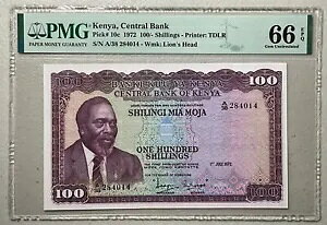 1972 PjA P10c 100 VO PMG 66 EPQ WF