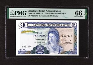 1986 Wu^ - 10 |h - P#22b - PMG 66 EPQ - GEM UNC