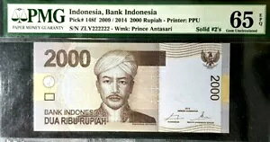 PMG 65 GEM EPQ ChlVA 2000 sA \bh/N-ZLY222222 UNC(+FREE1 B/)#17143