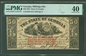 GACR22 1864 $50 W[WAB~bWr S/N 11824 PMG 40