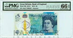 2015 CMX 5 |h |}[ - F PMG 66 EPQ - GEM UNC AK17-29