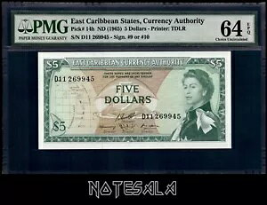 JuC 5$ h ND (1965) sbN 14  PMG 64 GEM UNC EPQ 