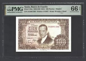 �X�y�C�� 100 �y�Z�^ 1953(ND 1955) P145a �����ʃO���[�h 66