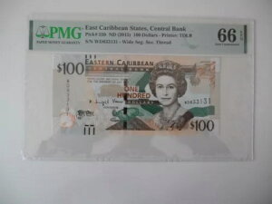 JuC $100  P55b 2015 PMG66 EPQ ɂO[fBO Ζ