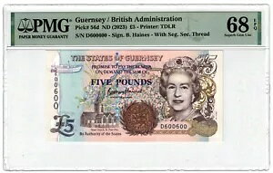 2023 �K�[���W�[�B 5 �|���h���� UNC P56d QEII PMG ���s�[�^�[ �V���A�� #600