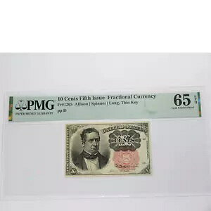 1874 PMG Choice UNC 65 EPQ - 10 Zg 5 tNVi FR 1265 #43960F