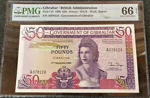 1986 Wu^ 50 |h p 24 PMG 66 EPQ