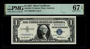 STAR 1957 $1 Vo[ؖ PMG GEM UNC 67 EPQ