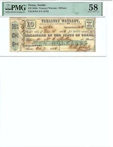 1860 �N��� 10 �h�������ȗߏ� - �R�p�A�e�L�T�X�B�I�[�X�e�B�� PMG 58 CH AU�A�ϐF����!!
