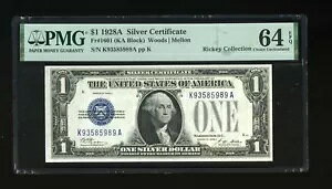 DBR 1928-A $1 Vo[ t@j[obN Fr. 1601 KA ubN PMG 64 EPQ VA K93585989A