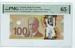 $100 Ji_s 2011 BC-73a vtBbNXt EKD |}[ PMG 65 EPQ