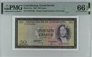 NZuN 1961 50 t P 51 a UNC PMG 66 EPQ