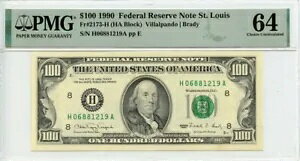 1990 N $100 AMsZgCX Fr# 2173-H PMG CH64