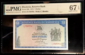 1974 [fVA 1 h P-30k PMG 67 EPQ WF UNC