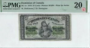 1870 h~jI Iu Ji_ ?25 Shinplaster DC-1c Pl no V[YADic/Har PMG VF-20*