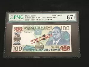 �V�G�����I�l 1988 100 LEONES - �W�{ - PMG �X�[�p�[ �W�F�� 67 EPQ