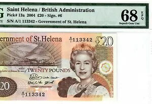 �Z���g �w���i-20 �|���h-2004-�s�b�N 13a **PMG 68 EPQ SUPERB GEM UNC**�g�b�v �|�b�v**