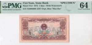 xgi Mot Hao (10 xu)-1972-sbN 77s3--PMG # CU/64-M[TCY -SPECIMEN note