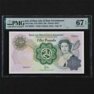 1983 } }{ 50 |h sbN#39a PMG 67 EPQ UNC