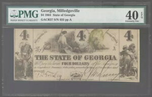GACR27 1864 $4 W[WAB~bWr S/N 455 PMG 40 EPQ