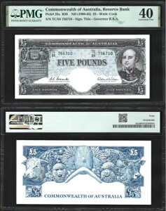 �I�[�X�g�����A 5 �|���h 1960-65 Pick.35a R50 XF PMG 40