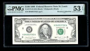 DBR 1990 $100 FRN ZgCX_2173-H PMG 53 EPQ VA H94053792A