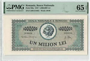 [}jA 1,000,000 C 1947AP-60a zʁAPMG 65 EPQ  UNC 1000000
