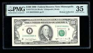 DBR 1990 $100 FRN ~lA|X Fr. 2173-I PMG 35 VA I08323888A